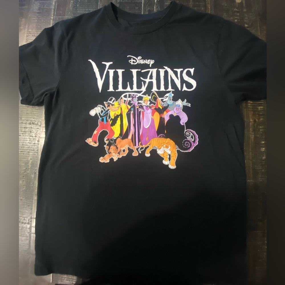 Disney Villains Black T-Shirt XL